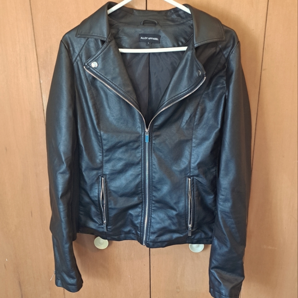 Tall Faux Leather Jacket